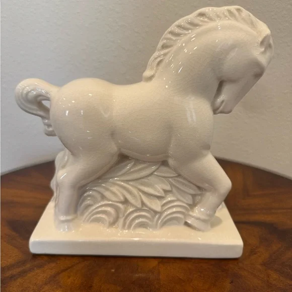 1930’s Villeroy & Boch Art Deco Ceramic Stallion Made In Germany  9” - Picture 4 of 10